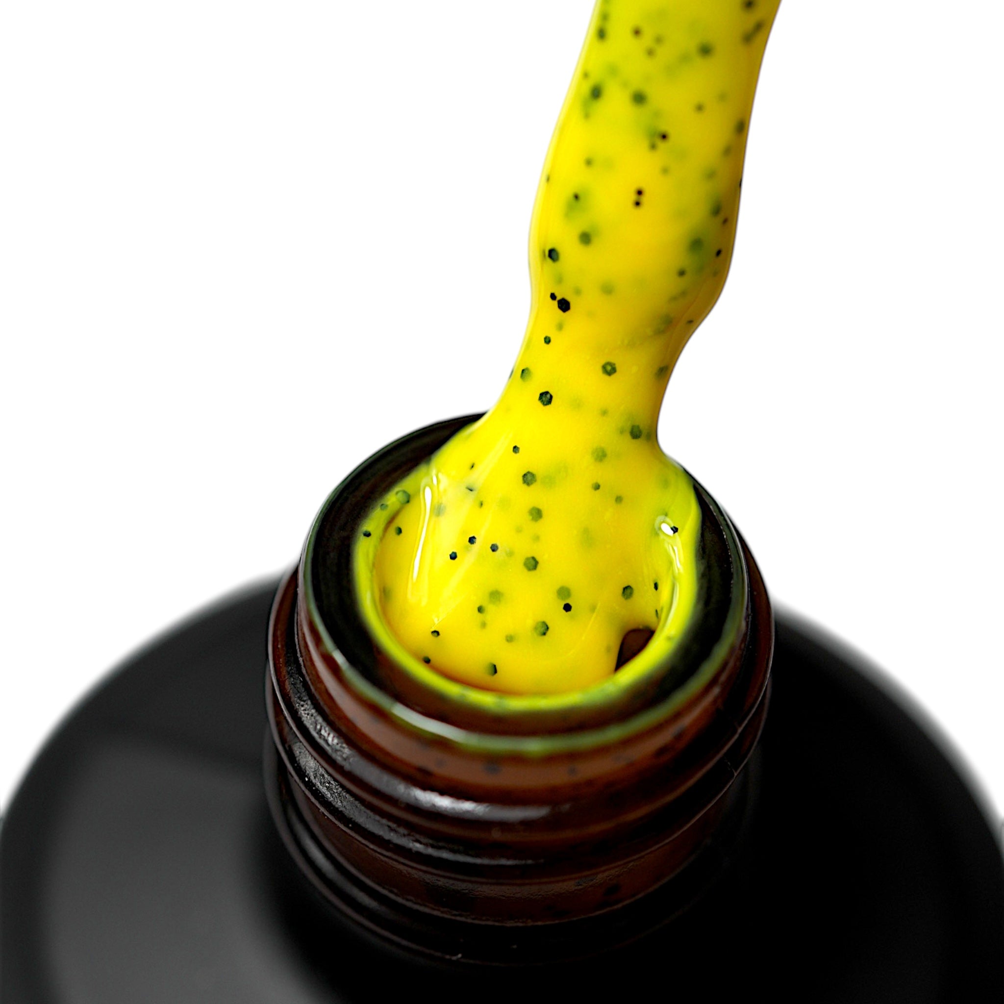 GEL POLISH #111 NEON DRAGON CHISPAS VERDE OLIVA