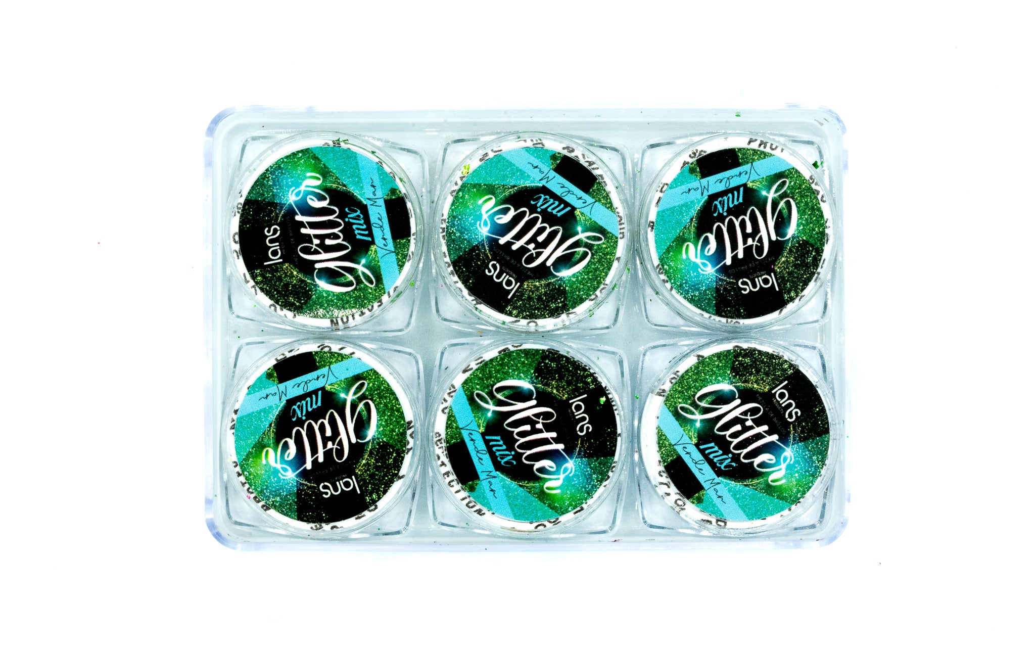 GLITTER MIX VERDE MAR